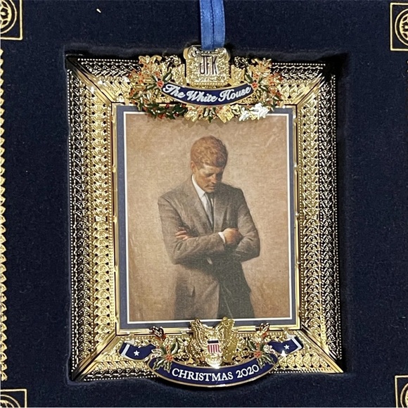 Official 2020 White House Historical Assessment Christmas ornament JFK - Picture 5 of 12